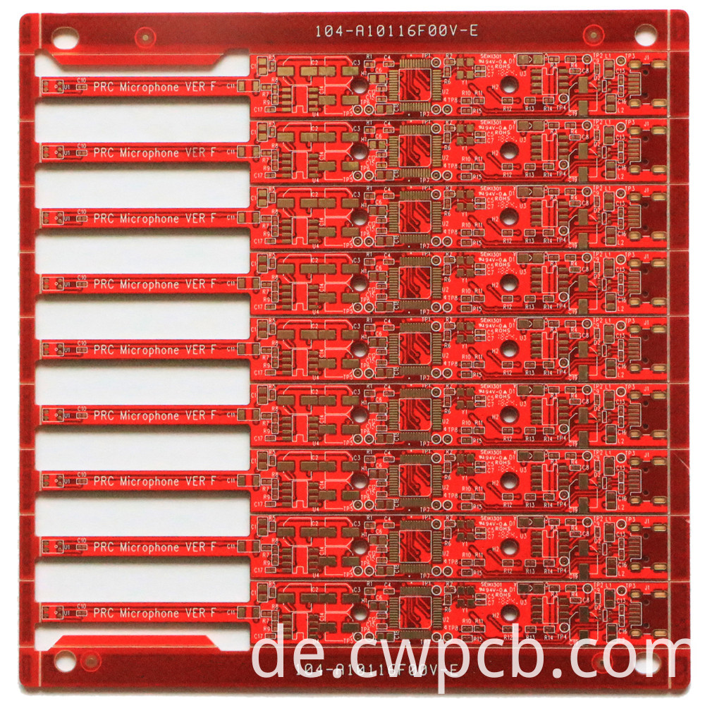 1 0mm 1oz 2l Enig Mikrofon 1 0mm 1oz 2l Enig Microphone